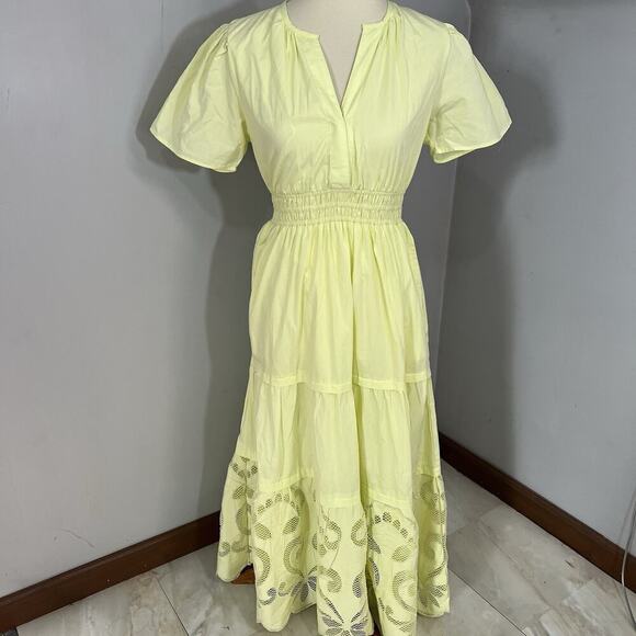 Haute Hippie Style Euro Summer Somerset Womens Maxi DressNeon Embroidered Resort - Picture 10 of 14